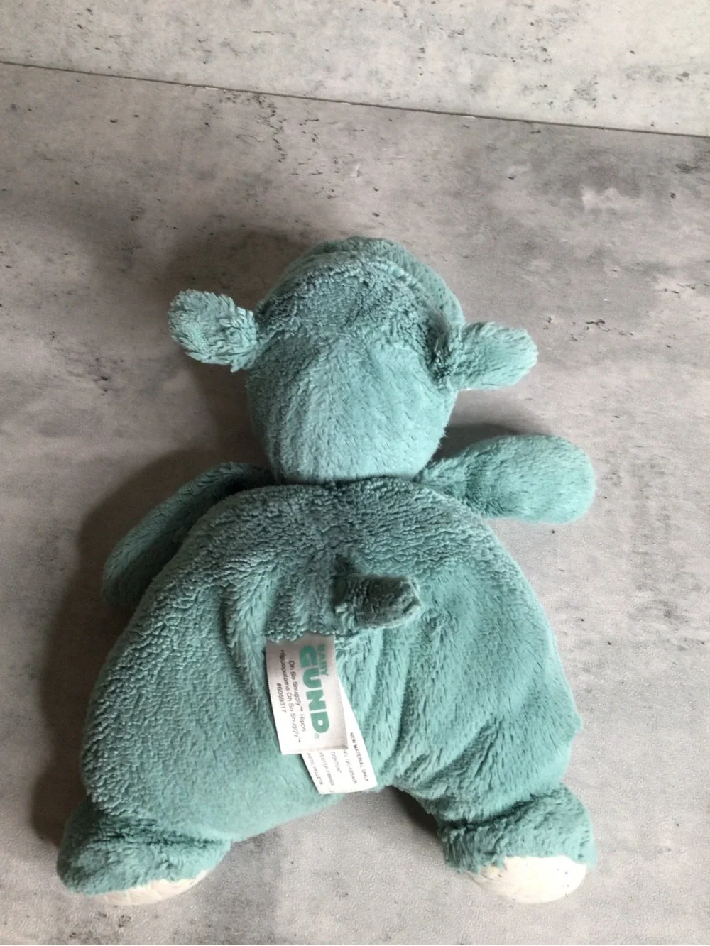 GUND Baby Oh So Snuggly Hippo Lovey Cuddly 14